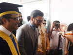 Ranveer Singh attends the convocation ceremony of Bennett University