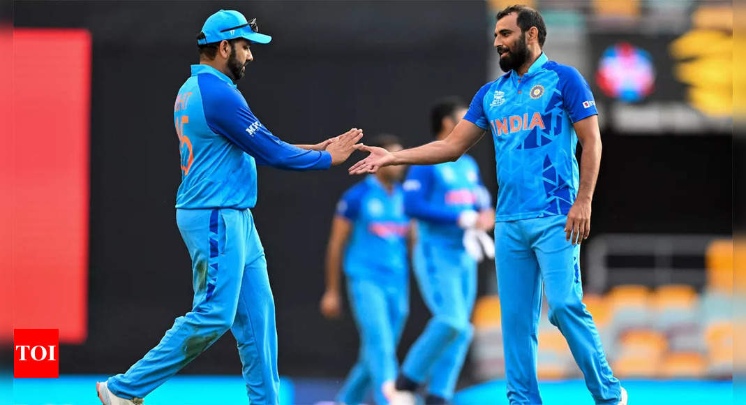 T20 World Cup: Wanted to give Shami a challenge: Rohit on holding him back till final over | Cricket News – Times of India