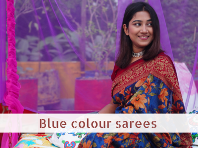 Blue colour sarees: Top picks (March, 2024)