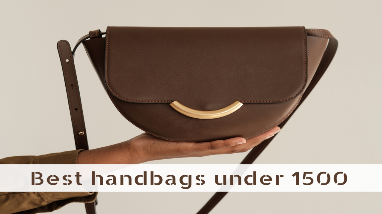 Best handbags for women under 1500 Times of India March 2024