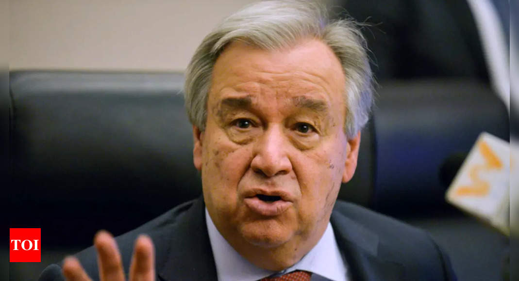 UN chief Guterres to meet PM Modi and EAM Jaishankar during two-day India visit | India News – Times of India
