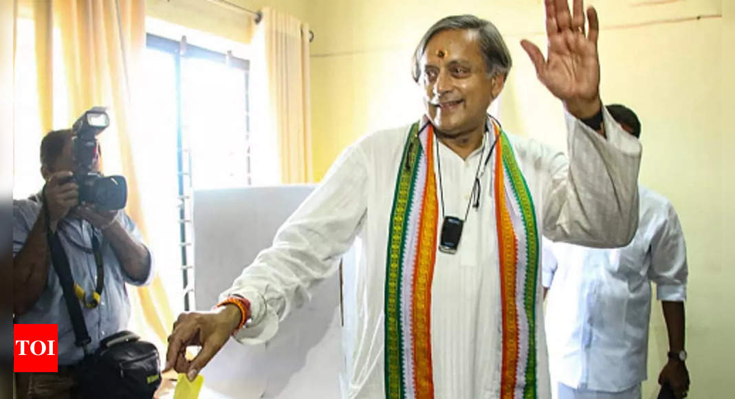 Shashi Tharoor Hopeful Of Putting Up An Impressive Fight India News Times Of India