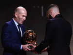 Ballon d'Or 2022 winner is Karim Benzema, see pictures of the Real Madrid striker as he lifts the prestigious award