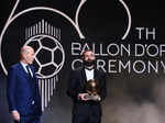 Ballon d'Or 2022 winner is Karim Benzema, see pictures of the Real Madrid striker as he lifts the prestigious award