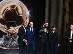 Ballon d'Or 2022 winner is Karim Benzema, see pictures of the Real Madrid striker as he lifts the prestigious award