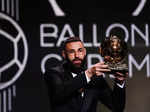 Ballon d'Or 2022 winner is Karim Benzema, see pictures of the Real Madrid striker as he lifts the prestigious award