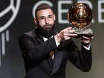 Ballon d'Or 2022 winner is Karim Benzema, see pictures of the Real Madrid striker as he lifts the prestigious award