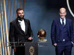 Ballon d'Or 2022 winner is Karim Benzema, see pictures of the Real Madrid striker as he lifts the prestigious award