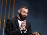 Ballon d'Or 2022 winner is Karim Benzema, see pictures of the Real Madrid striker as he lifts the prestigious award