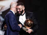 Ballon d'Or 2022 winner is Karim Benzema, see pictures of the Real Madrid striker as he lifts the prestigious award