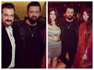 Pakistani singer Atif Aslam attends Sanjay Kapoor's birthday bash in Dubai with his wife – see photos