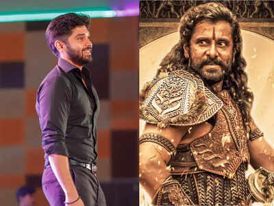 When Dhruv Vikram delivered a popular dialogue of papa Chiyaan Vikram from 'Ponniyin Selvan'; check out the viral video