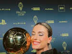 Alexia Putellas wins Ballon d'Or for the 2nd time, see pictures of the Barcelona captain as she lifts the trophy