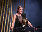 Alexia Putellas wins Ballon d'Or for the 2nd time, see pictures of the Barcelona captain as she lifts the trophy