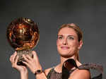 Alexia Putellas wins Ballon d'Or for the 2nd time, see pictures of the Barcelona captain as she lifts the trophy