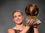 Alexia Putellas wins Ballon d'Or for the 2nd time, see pictures of the Barcelona captain as she lifts the trophy