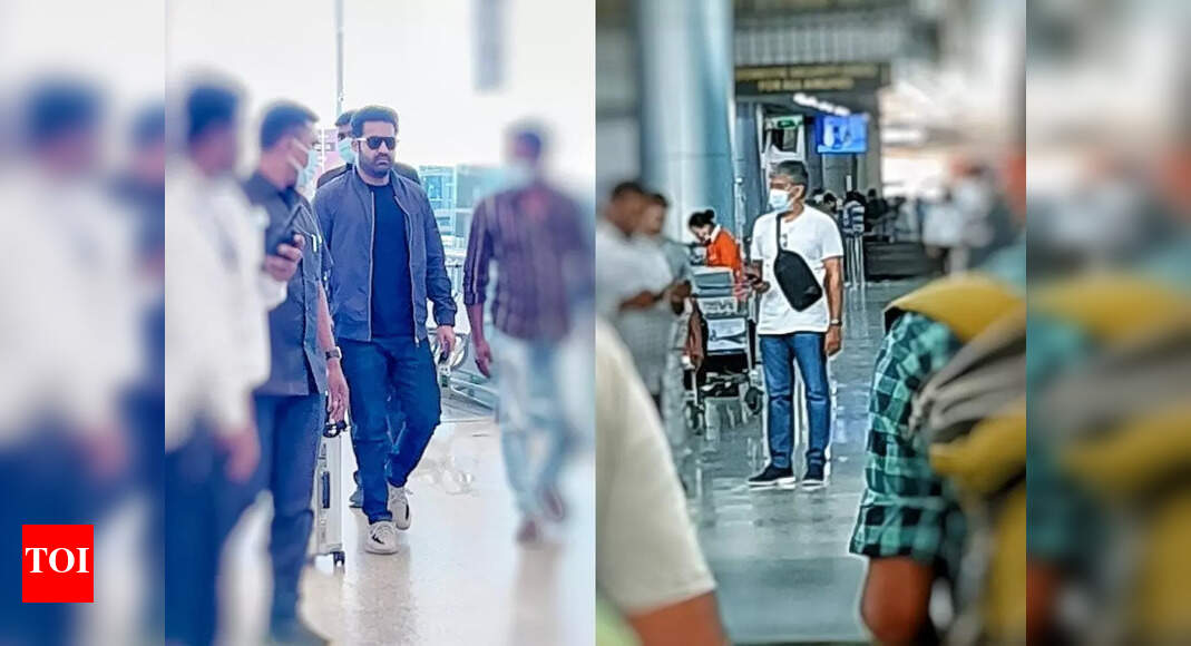 After Ramcharan, JrNTR heads for Japan to promote ‘RRR’; See pics ...