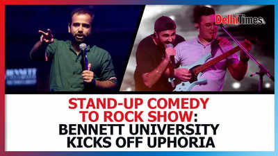 Stand-up comedy to rock show: Bennett University kicks off Uphoria