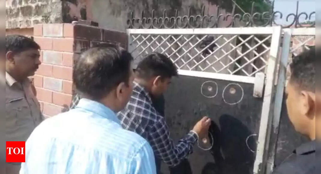 Haryana panchayat elections Shots fired outside house of female Sarpanch candidate in