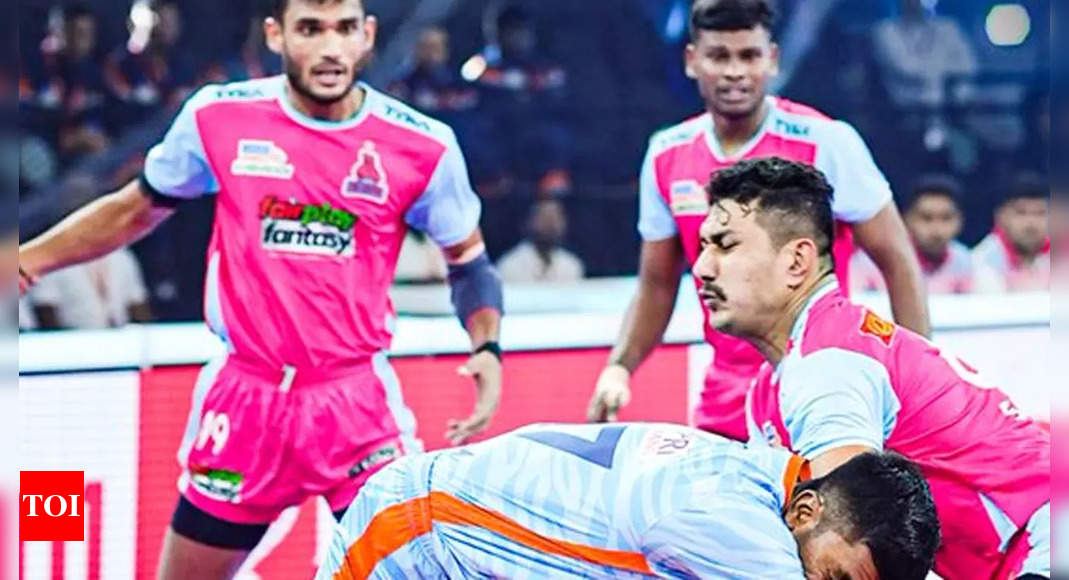 Pro Kabaddi League: Deshwal, Ajith help Jaipur Pink Panthers thrash Bengal Warriors | Pro-Kabaddi-League News – Times of India