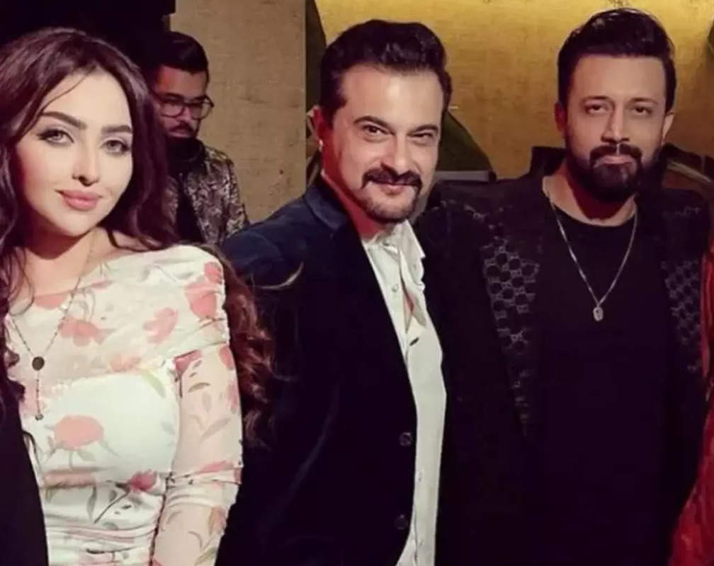
Viral! Pakistani singer Atif Aslam and his wife Sara Bharwana attend Sanjay Kapoor's birthday bash in Dubai. See pics
