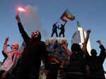 Demonstrations on the third anniversary of the protests and riots that rocked the country, in Santiago