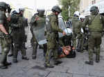 Demonstrations on the third anniversary of the protests and riots that rocked the country, in Santiago