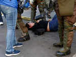 Demonstrations on the third anniversary of the protests and riots that rocked the country, in Valparaiso