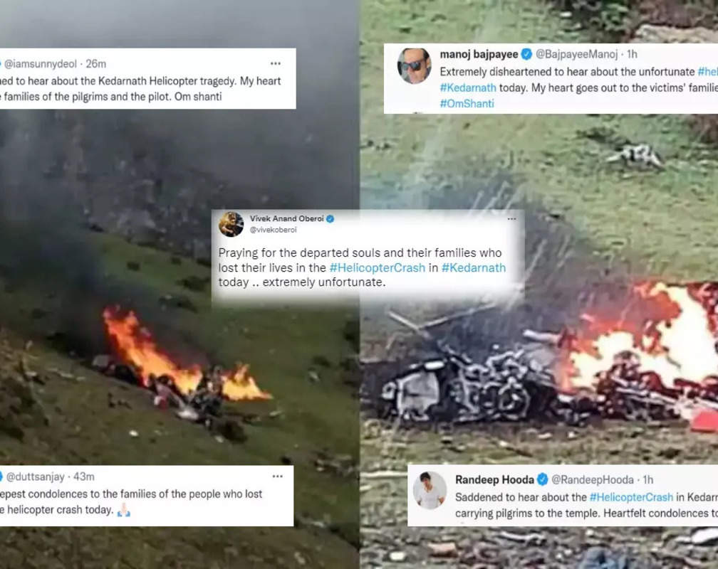 
Kedarnath helicopter crash: Sunny Deol, Manoj Bajpayee, Sanjay Dutt among other Bollywood celebs express grief
