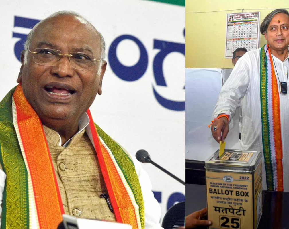 
Mallikarjun Kharge elected new Congress president with 7,897 votes
