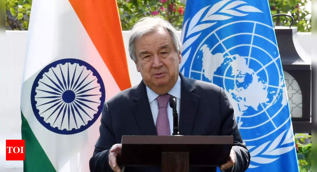 India’s donation of medicines during Covid-19 increased its impact on international stage: UN chief | India News – Times of India