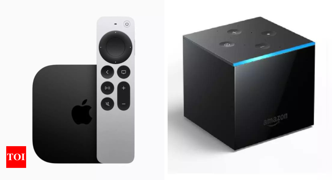 Apple TV 4K vs Amazon Fire TV Cube: Price, specifications compared – Times of India