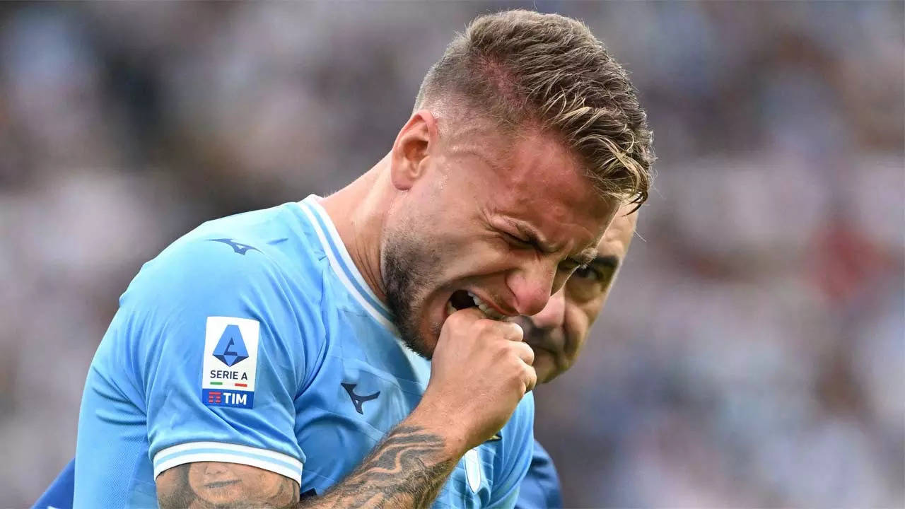 Lazio striker Ciro Immobile suffers hamstring injury Football