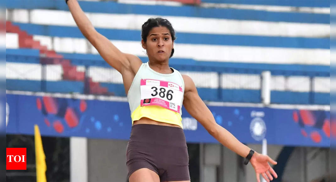 Long jumper Shaili Singh wins gold on final day of National Open Athletics Championships | More sports News – Times of India