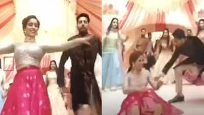 BTS video: When Sanya Malhotra fell on the sets of 'Badhaai Ho' while shooting for 'Morni Banke' song