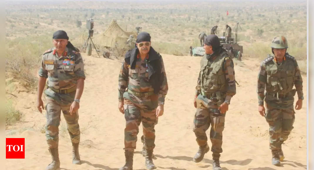Major Army training exercise by Kharga Corps concludes | India News – Times of India