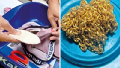 Bengaluru: Flyers caught with Rs 62 lakh gold in bra inserts, underwear