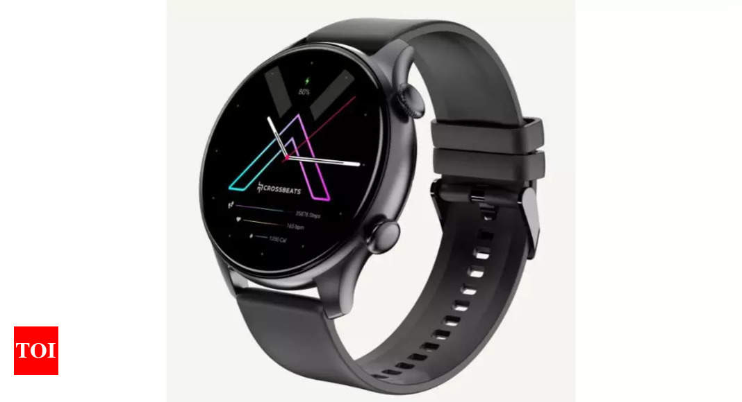 Crossbeats Orbit Apex smartwatch with anti-glare display, Bluetooth calling feature launched: Price, features and more – Times of India