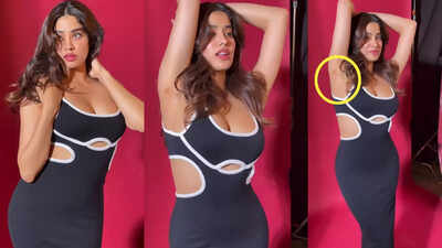 Netizens spot a love bite on Janhvi Kapoor’s armpit, trolls ask ‘Armpit mein kon love bite deta hai yaar?’