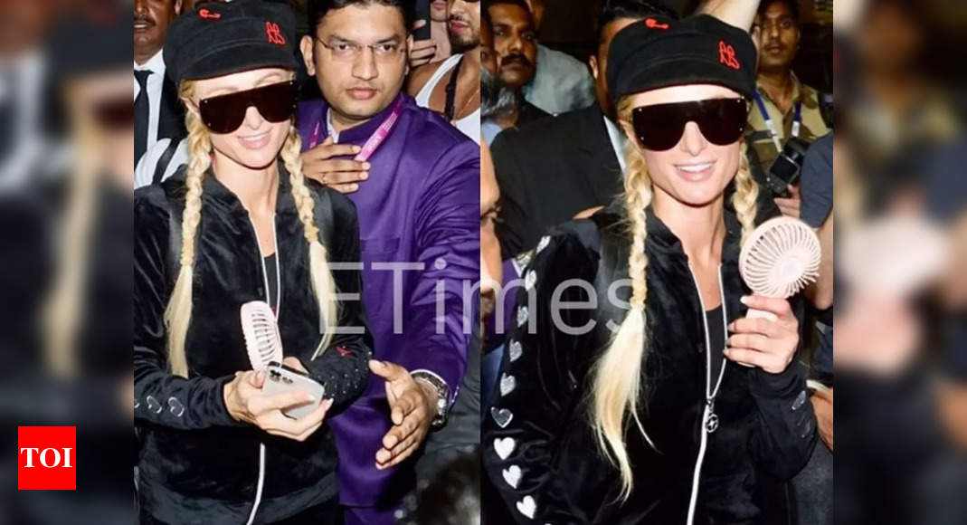 Paris Hilton touches down in Mumbai to launch new fragrance – Times of India ►