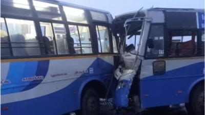 Buses collide on Pamban Bridge again