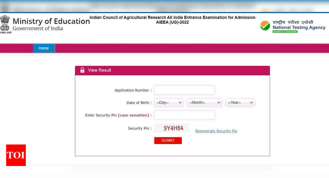 ICAR AIEEA PG, AICE PhD 2022 results declared at icar.nta.nic.in