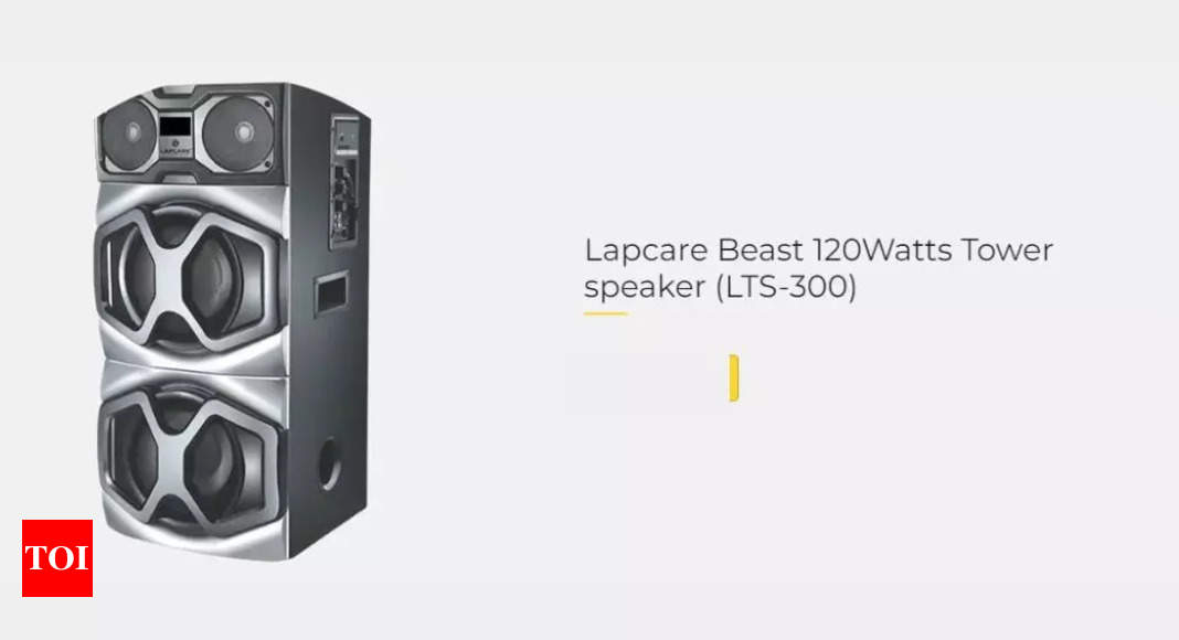 Lapcare LTS-300 Beast 120W Tower speaker launched in India