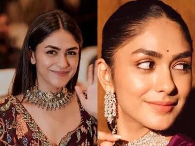 Diwali dressing ideas from Mrunal Thakur