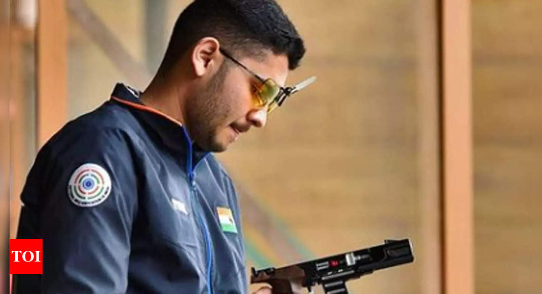 Anish Bhanwala and Simranpreet Kaur Brar win Rapid Fire Pistol Mixed Team silver | More sports News – Times of India
