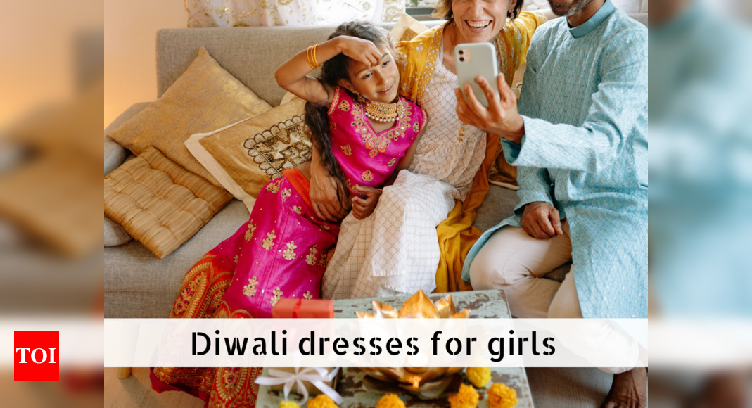 Buy Diwali Guest of Wedding Wear U Neck Girlswear Online for Kids in USA