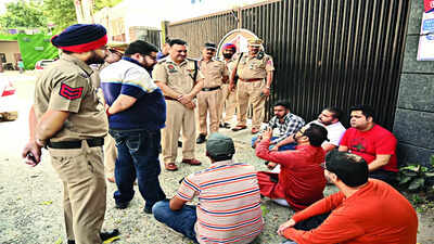 Ludhiana: Accidental eye injury to 6-year-old triggers protest