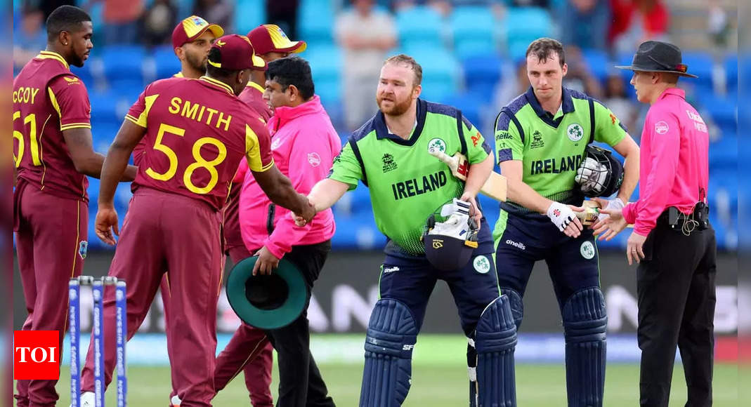 t20-world-cup-2022-ireland-knock-two-time-champions-west-indies-out-of-t20-world-cup-to-reach-super-12-or-cricket-news-times-of-india