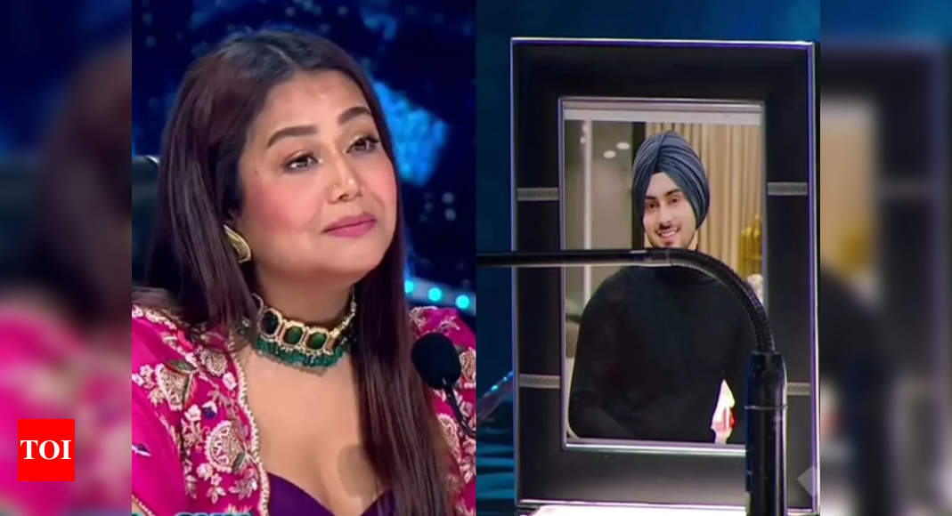 Indian Idol 13: Neha Kakkar's photo of hubby Rohanpreet on her table ...