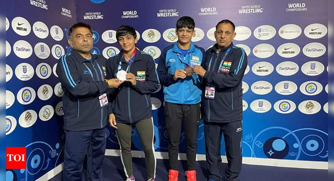 U-23 World Wrestling Championships: Ankush Panghal bags silver; Mansi claims bronze medal | More sports News – Times of India